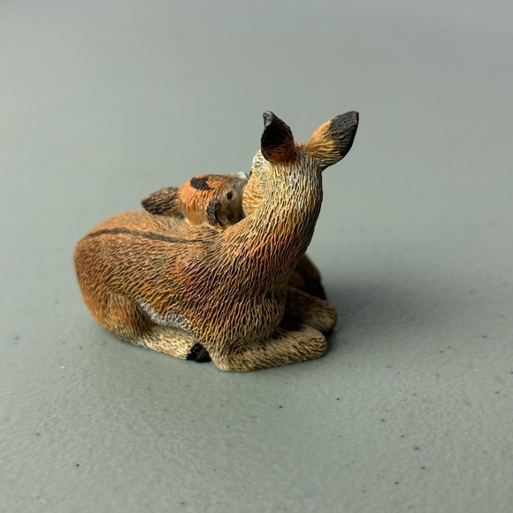 Vintage Mini Animal Figurine Antelope Gazelle with Baby Bone china? - Picture 7 of 8